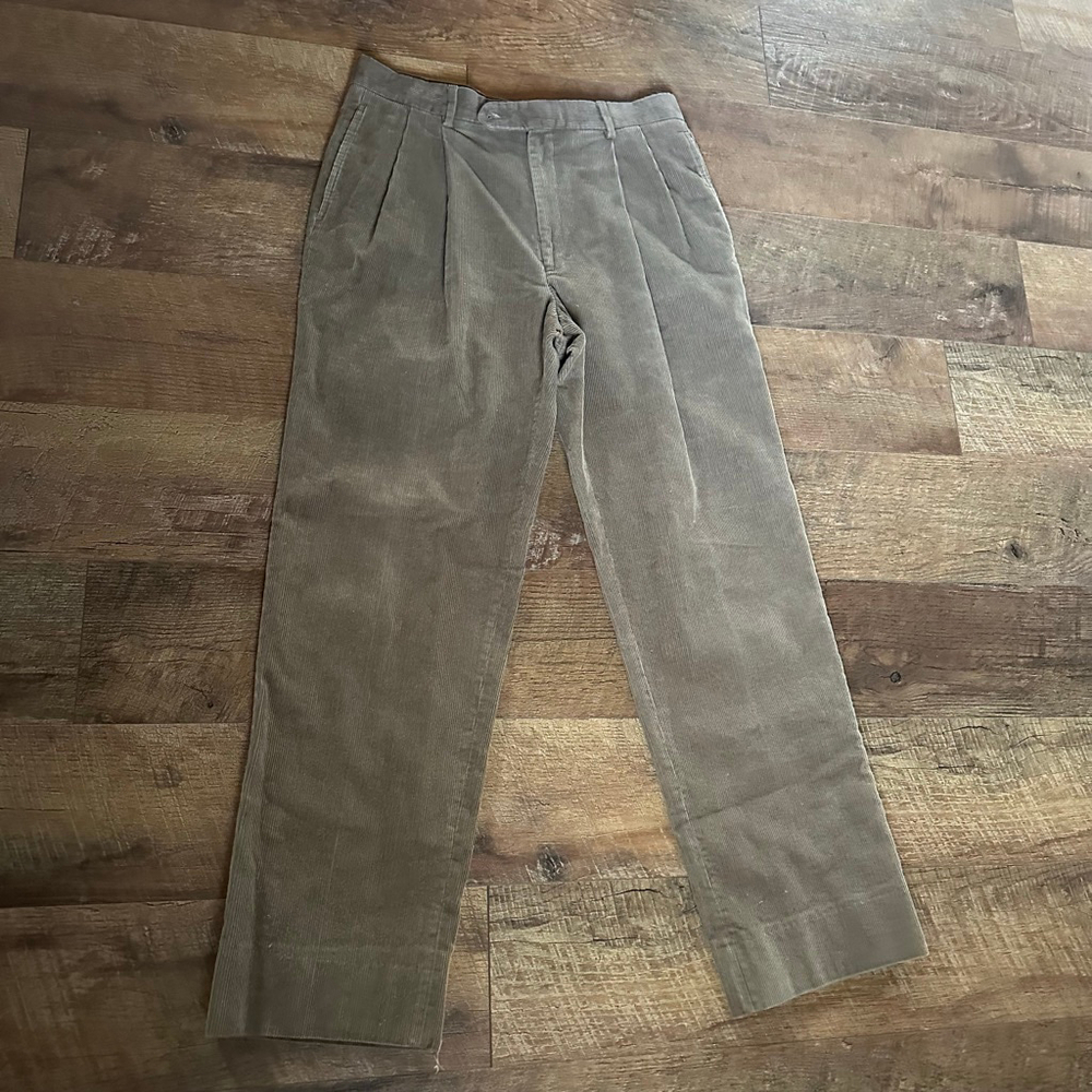 Men's Jos. A. Bank Brown Corduroy Pants Waist 38